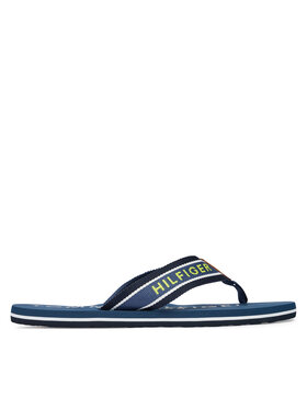 Tommy Hilfiger Tommy Hilfiger Джапанки Sporty Hilfiger Beach Sandal FM0FM05805 Син