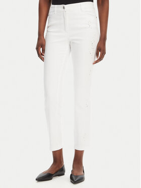 Olsen Olsen Τζιν 14002416 Λευκό Slim Fit
