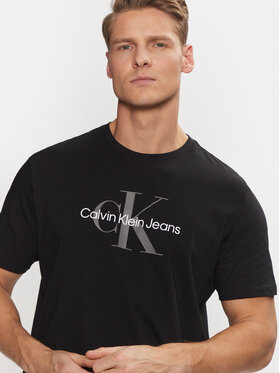 Calvin Klein Jeans Calvin Klein Jeans T-Shirt Ss Hero Monogram Tee 30s Eu Opt 00040EM286 Μαύρο Regular Fit