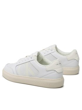 Calvin Klein Jeans Tenisice Casual Cupsole Lth-Pu Mono YM0YM00573 Bijela