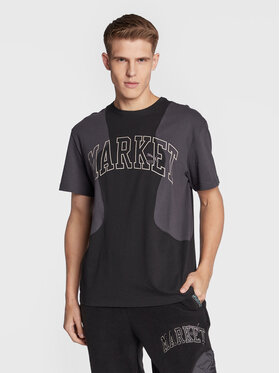 Puma Puma T-Shirt MARKET Logo 53508101 Schwarz Regular Fit