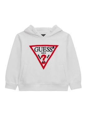 Guess Kids Guess Kids Bluza 166653 Biały Classic Fit