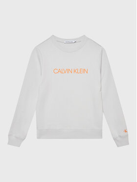 Calvin Klein Jeans Calvin Klein Jeans Mikina Institutional Logo IU0IU00162 Sivá Regular Fit