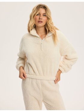 Esotiq Esotiq Bluza 44021 Biały Regular Fit