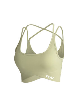 Yeaz Yeaz Top CLASSY Top Zielony Slim Fit