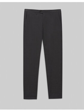 Borgio Borgio Spodnie materiałowe altissimo_sz Szary Slim Fit