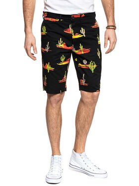 Wrangler Wrangler Szorty materiałowe CHINO SHORT Kolorowy Regular Fit