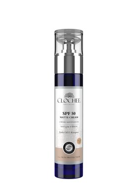 Clochee Clochee Matujący krem SPF50 Simply Organic Pielęgnacja na dzień Krem Ochronny