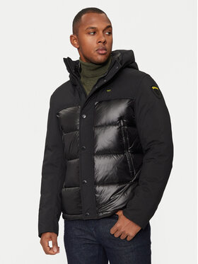 Blauer Blauer Vatovaná bunda 24WBLUC03096 Černá Regular Fit