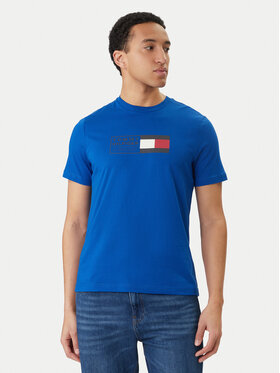 Tommy Hilfiger Tommy Hilfiger T-Shirt Brand Love Box MW0MW42366 Niebieski Regular Fit