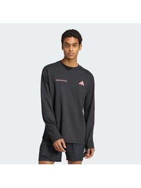 adidas adidas Koszulka techniczna 167631 Czarny Loose Fit