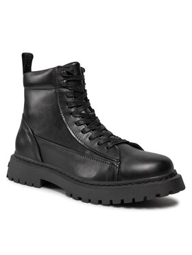 Tommy Jeans Gležnjarji Tjm Lace Up Boot EM0EM01363 Črna