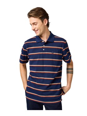Wrangler Wrangler Polo 112362827 Granatowy Regular Fit