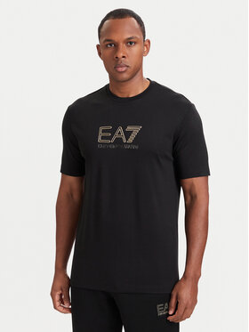 EA7 Emporio Armani EA7 Emporio Armani Póló 7M002239 AF13739 UC001 Fekete Regular Fit