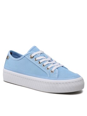 Tommy Hilfiger Tommy Hilfiger Tennis Platform Vulcanized Sneaker FW0FW07156 Bleu