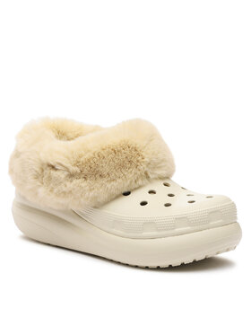 Crocs Crocs Natikače Crocs Furever Crush Clog 208446 Bež