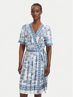 Fracomina Fracomina Kleid für den Alltag FS26SD1010W435K5 Hellblau Regular Fit