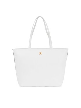Tommy Hilfiger Tommy Hilfiger Borsetta Th Essential Sc Tote Corp AW0AW16089 Bianco
