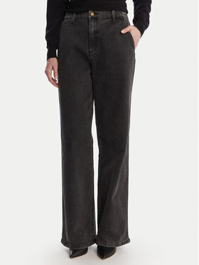 Artigli Artigli Blugi Palazzo Vita Alta ADDE003646 Negru Wide Leg