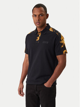 Versace Jeans Couture Versace Jeans Couture Polo 80GAG6R1 JS549 Czarny Regular Fit