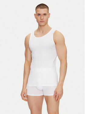 Resteröds Resteröds Set di 2 tank top 7027 1 Bianco Slim Fit