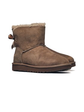 Ugg Ugg Botki Mini Bailey Bow II 1016501-LBNZ Brązowy