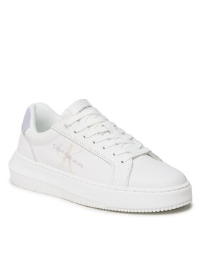Calvin Klein Jeans Calvin Klein Jeans Sneakers Chunky Cupsole Laceup Lth Preal YW0YW01225 Blanc