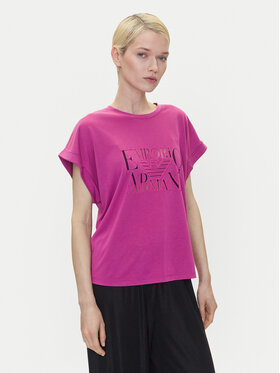 Emporio Armani Emporio Armani T-Shirt EW000616 AF12187 UA227 Růžová Loose Fit