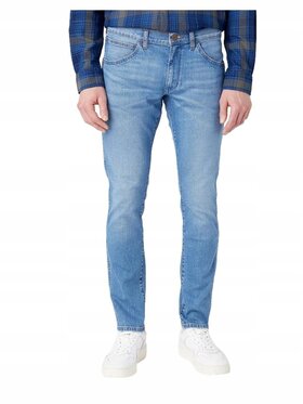 Wrangler Wrangler Jeansy BRYSON Niebieski Skinny Fit