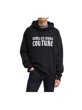 Versace Versace Bluza 77GAIL02 CF02L L01 Czarny Relaxed Fit