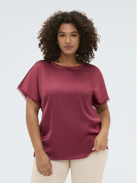 Fiorella Rubino Fiorella Rubino Bluzka 2009L000666N026 Czerwony Regular Fit