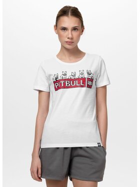 PITBULL PITBULL T-Shirt SOFTBITE Biały Regular Fit