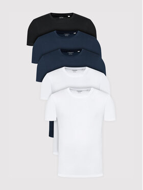 Jack&Jones Jack&Jones Sada 5-triček Organic Basic 12191190 Barevná Regular Fit