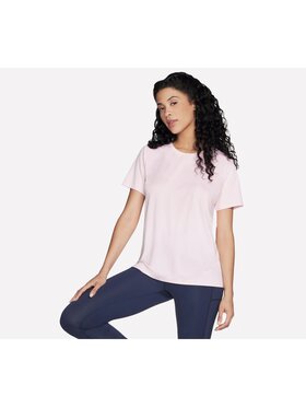 Skechers Skechers T-Shirt TS104-PKSL Różowy Regular Fit