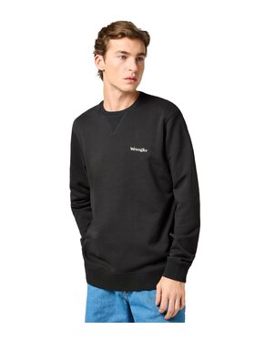 Wrangler Wrangler Bluza 112362885 Czarny Regular Fit