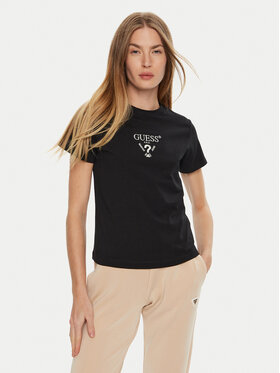 Guess Guess Тишърт Colette V4YI21 KCDH1 Черен Regular Fit