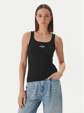 Guess Jeans Guess Jeans Top W6GPZ2 KA0H1 Čierna Slim Fit