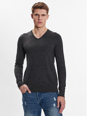 Brave Soul Brave Soul Sweter MK-36BRAMBER Szary Regular Fit