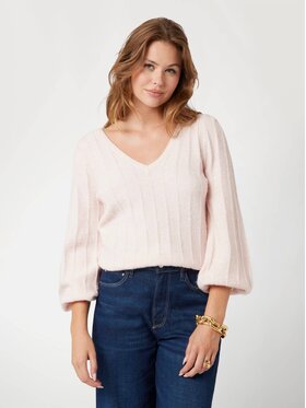 Guess Guess Sweter 169465 Różowy Classic Fit