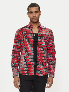 HUGO Hugo Hemd Ermo 50519638 Rot Slim Fit