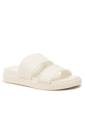 Calvin Klein Calvin Klein Šľapky Ergo Slide - Hf Mono HW0HW01535 Biela