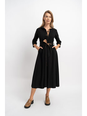 CLICK CLICK Každodenné šaty 60-6052 Čierna Premium Fit