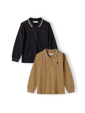 minoti minoti Komplet koszulek polo 27polo51 Szary Regular Fit