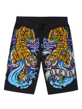 PHILIPP PLEIN PHILIPP PLEIN Pantaloncini 27601 Nero Jogger Fit