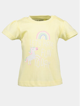 Blue Seven Blue Seven Тишърт 901132 X Жълт Regular Fit