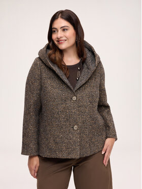 Fiorella Rubino Fiorella Rubino Cappotto invernale 8053T000401N0V2 Marrone Flared Fit