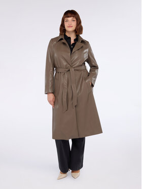 Fiorella Rubino Fiorella Rubino Giacca in similpelle F456T001357N013 Grigio Regular Fit