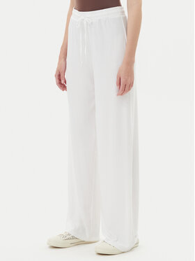 Guess Guess Pantaloni di tessuto O5GB00 KCQ72 Bianco Regular Fit