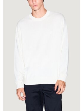 Armani Exchange Armani Exchange Sweter PULLOVER Biały Over Fit