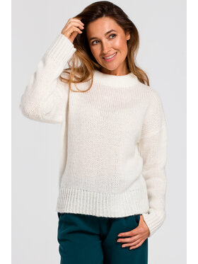 Stylove Stylove Sweter S185 Écru Regular Fit